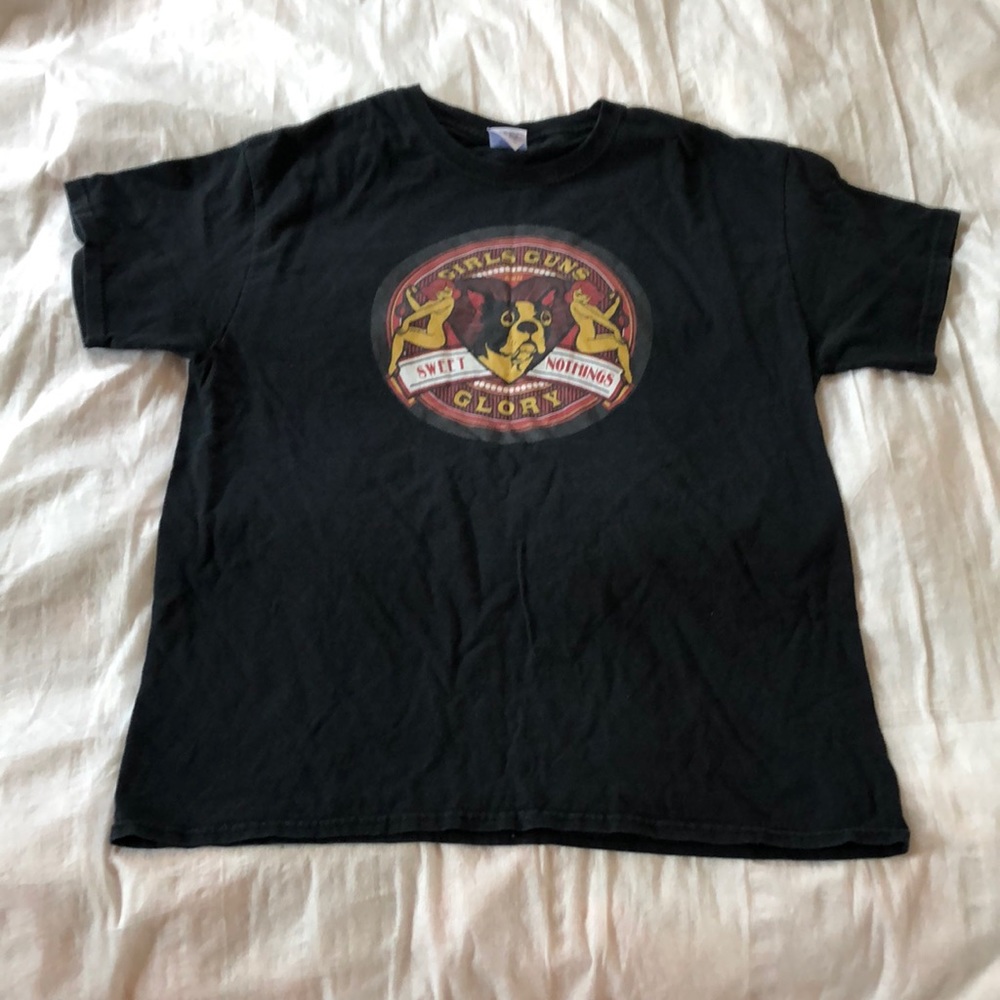 Girls Guns Glory Black T-Shirt